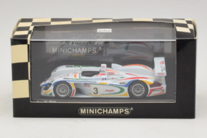 Audi R8 LMP #3 J. Herbert / R. Kelleners 24 Hours of Le Mans 2001 Minichamps 1:43 400010903 Kov – obrázek 5 z 5
