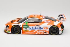 Audi R8 LMS #25 kfzteile24 D. Dobitsch / E. Sandstrom ADAC GT Masters 2016 Minichamps 1:18 155161125 Kov – obrázek 3 z 6