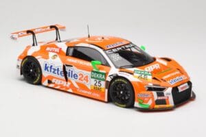 Audi R8 LMS #25 kfzteile24 D. Dobitsch / E. Sandstrom ADAC GT Masters 2016 Minichamps 1:18 155161125 Kov – obrázek 4 z 6