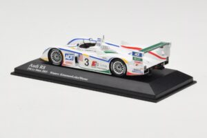 Audi R8 LMP1 #3 J. Lehto / M. Werner / T. Kristensen 24 Hours of Le Mans Winner 2005 Minichamps 1:43 400051303 Kov – obrázek 3 z 4