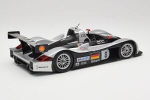 Audi R8R LMP #8 F. Biela / E. Pirro / D. Theys 24 Hours of Le Mans 1999 Maisto 1:18 538881 Kov – obrázek 3 z 8