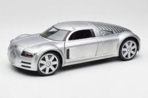 Audi Rosemeyer Stříbrný Maisto 1:18 20000001438 Kov