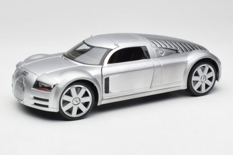 Audi Rosemeyer Stříbrný Maisto 1:18 20000001438 Kov