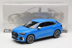 Audi RS Q3 F3 Sportback Modrý Minichamps 1:18 155018101 Kov – obrázek 6 z 6