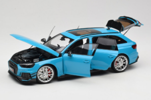 Audi RS4 B9 Avant Darwin Pro Modrý Kilo Works 1:18 KLW002303 Kov – obrázek 2 z 8
