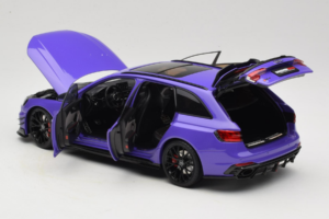 Audi RS4 B9 Avant Darwin Pro Fialový Kilo Works 1:18 KLW002301 Kov – obrázek 5 z 8