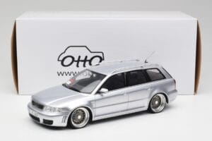 Audi RS4 B5 Avant Stříbrný Custom Wheels Otto 1:18 OT521 Pryskyřice – obrázek 6 z 6