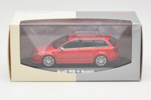 Audi RS4 B7 Avant Červený Minichamps 1:43 5010509213 Kov – obrázek 4 z 4