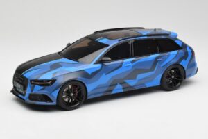 Audi RS6 C7 Avant GMK Modrý & Černý GT Spirit 1:18 GT799 Pryskyřice