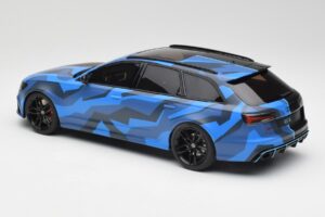 Audi RS6 C7 Avant GMK Modrý & Černý GT Spirit 1:18 GT799 Pryskyřice – obrázek 5 z 6
