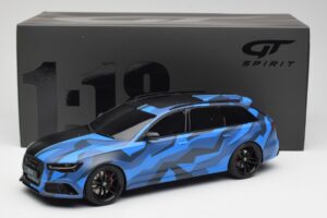 Audi RS6 C7 Avant GMK Modrý & Černý GT Spirit 1:18 GT799 Pryskyřice – obrázek 6 z 6