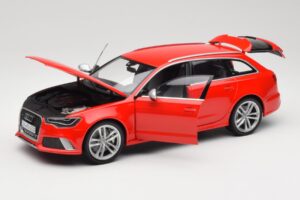 Audi RS6 C7 Avant Červený Minichamps 1:18 110012011 Kov – obrázek 2 z 8