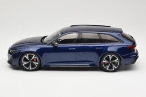 Audi RS6 C8 Avant Blue Metallic Minichamps 1:18 155018011 Kov – obrázek 3 z 6