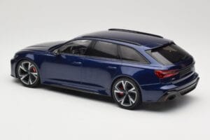 Audi RS6 C8 Avant Blue Metallic Minichamps 1:18 155018011 Kov – obrázek 5 z 6