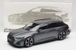 Audi RS6 C8 Avant Matt Grey Minichamps 1:18 155018015 Kov – obrázek 6 z 6