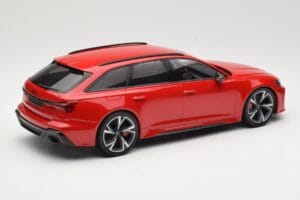 Audi RS6 C8 Avant Red Metallic Minichamps 1:18 155018010 Kov – obrázek 2 z 6