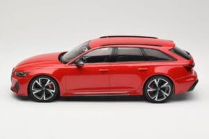 Audi RS6 C8 Avant Red Metallic Minichamps 1:18 155018010 Kov – obrázek 3 z 6