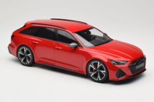 Audi RS6 C8 Avant Red Metallic Minichamps 1:18 155018010 Kov – obrázek 4 z 6
