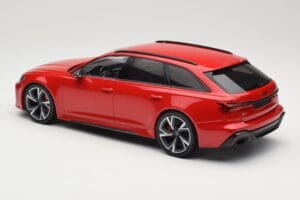 Audi RS6 C8 Avant Red Metallic Minichamps 1:18 155018010 Kov – obrázek 5 z 6