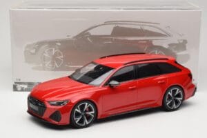 Audi RS6 C8 Avant Red Metallic Minichamps 1:18 155018010 Kov – obrázek 6 z 6