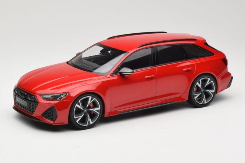 Audi RS6 C8 Avant Red Metallic Minichamps 1:18 155018010 Kov