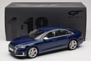 Audi S8 D5 Modrý GT Spirit 1:18 GT313 Pryskyřice – obrázek 6 z 6
