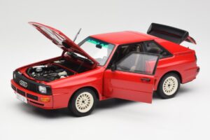 Audi Sport Quattro Červený Dealerská Edice AUTOart 1:18 5030400205 Kov – obrázek 2 z 8