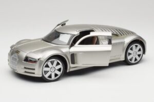 Audi Rosemeyer Stříbrný Maisto 1:18 31625 Kov – obrázek 2 z 8
