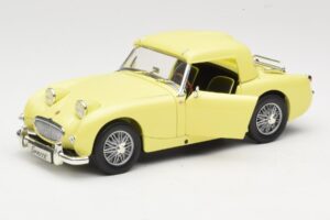 Austin-Healey Sprite Mk1 Žlutý Revell 1:18 08835 Kov – obrázek 2 z 8