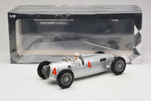 Auto Union Typ C #4 A. Varzi 2nd Place Monaco GP 1936 Minichamps 1:18 155361004 Kov – obrázek 6 z 6