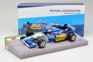Benetton B195 Renault #1 M. Schumacher European GP Winner F1 World Champion 1995 Minichamps 1:18 513953201 Kov – obrázek 7 z 7