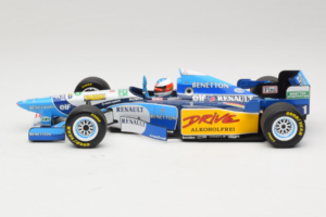 Benetton B195 Renault #1 M. Schumacher Benetton Formula French Grand Prix Winner 1995 Minichamps 1:18 100950001 Kov – obrázek 3 z 7