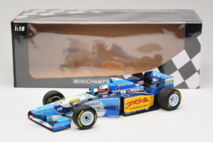 Benetton B195 Renault #1 M. Schumacher Benetton Formula French Grand Prix Winner 1995 Minichamps 1:18 100950001 Kov – obrázek 7 z 7