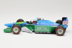 Benetton Ford B194 #5 M. Schumacher Demonstration Run Belgian GP 2017 Minichamps 1:18 510941705 Kov – obrázek 3 z 6