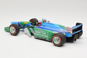 Benetton Ford B194 #5 M. Schumacher Demonstration Run Belgian GP 2017 Minichamps 1:18 510941705 Kov – obrázek 5 z 6