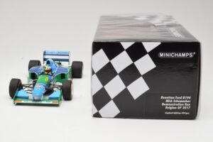 Benetton Ford B194 #5 M. Schumacher Demonstration Run Belgian GP 2017 Minichamps 1:18 510941705 Kov – obrázek 6 z 6
