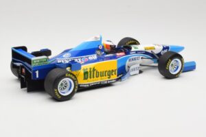 Benetton Renault B195 #1 M. Schumacher Winner Belgian GP 1995 Minichamps 1:18 510952901 Kov – obrázek 2 z 6
