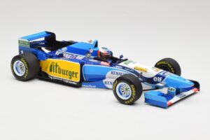 Benetton Renault B195 #1 M. Schumacher Winner Belgian GP 1995 Minichamps 1:18 510952901 Kov – obrázek 4 z 6