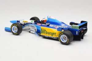 Benetton Renault B195 #1 M. Schumacher Winner Belgian GP 1995 Minichamps 1:18 510952901 Kov – obrázek 5 z 6