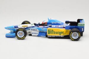 Benetton Renault B195 #1 M. Schumacher Winner German GP 1995 Minichamps 1:18 510952701 Kov – obrázek 3 z 6