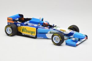 Benetton Renault B195 #1 M. Schumacher Winner Monaco GP 1995 Minichamps 1:18 510952301 Kov – obrázek 4 z 6