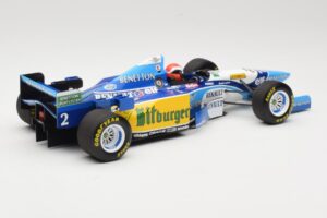 Benetton Renault B195 #2 J. Herbert Winner British GP 1995 Minichamps 1:18 110950802 Kov – obrázek 2 z 6