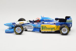 Benetton Renault B195 #2 J. Herbert Winner British GP 1995 Minichamps 1:18 110950802 Kov – obrázek 3 z 6