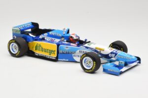 Benetton Renault B195 #2 J. Herbert Winner British GP 1995 Minichamps 1:18 110950802 Kov – obrázek 4 z 6