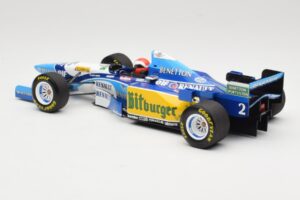 Benetton Renault B195 #2 J. Herbert Winner British GP 1995 Minichamps 1:18 110950802 Kov – obrázek 5 z 6