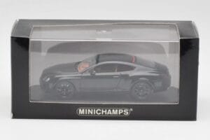Bentley Continental GT Černý S Černými Ráfky Minichamps 1:43 BENTLEY002 Kov – obrázek 4 z 4