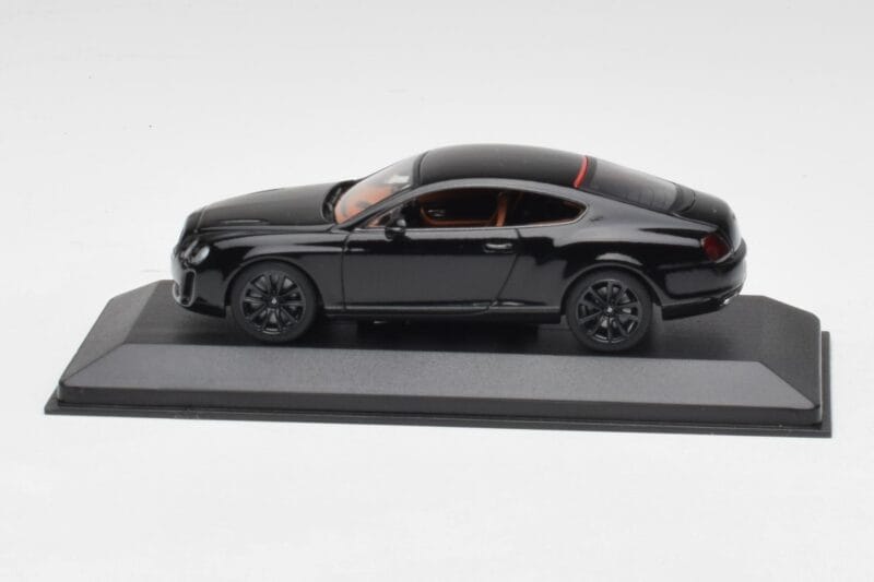 Bentley Continental GT Černý S Černými Ráfky Minichamps 1:43 BENTLEY002 Kov