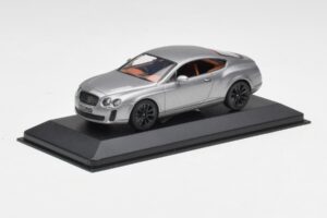 Bentley Continental GT Šedý S Černými Ráfky Minichamps 1:43 BENTLEY001 Kov – obrázek 2 z 4