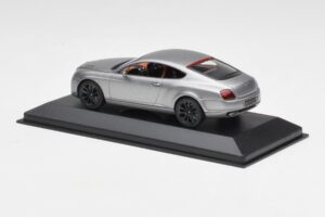 Bentley Continental GT Šedý S Černými Ráfky Minichamps 1:43 BENTLEY001 Kov – obrázek 3 z 4
