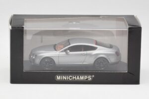 Bentley Continental GT Šedý S Černými Ráfky Minichamps 1:43 BENTLEY001 Kov – obrázek 4 z 4